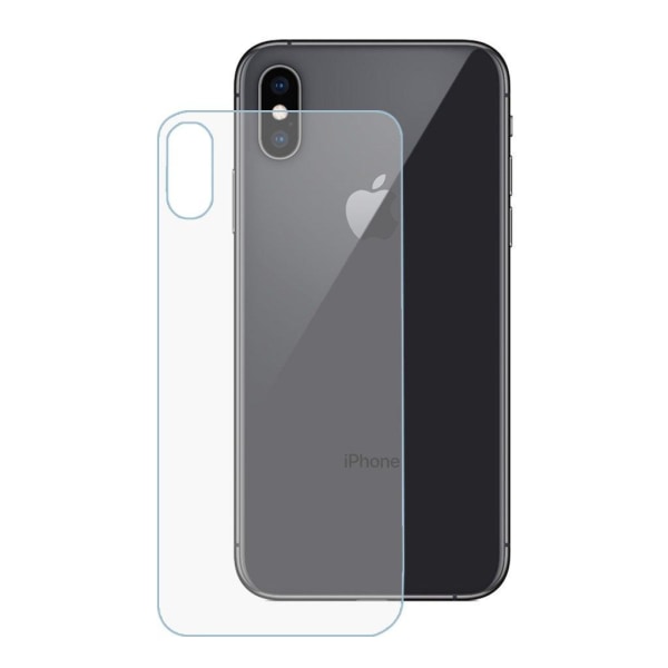 iPhone XS arc edge bagsidebeskyttelse i hærdet glas Transparent