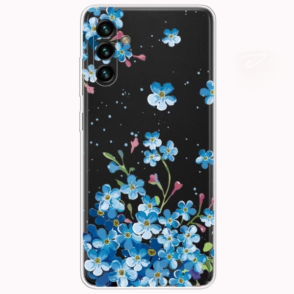 Deco Samsung Galaxy A13 5G skal - Blå Blommor multifärg