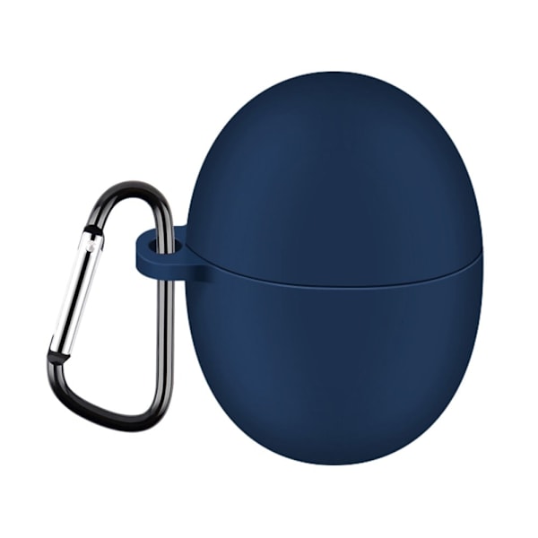 Huawei FreeBuds 5 silikonisuojus koukulla - Keskiyön Sininen Blue