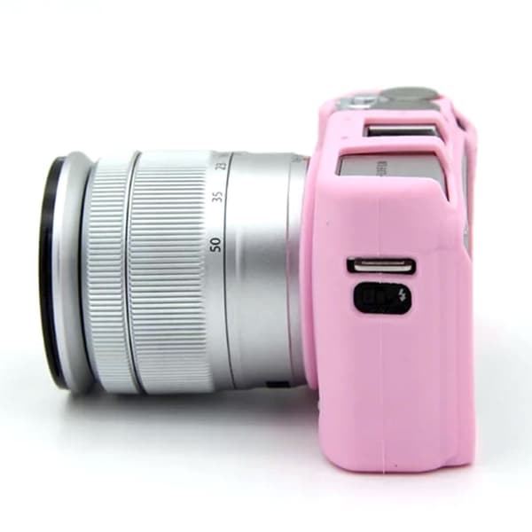 Fujifilm X-A20 / XA3 / XA10 silikonisuojus - Pinkki Pink