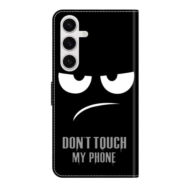 Wonderland Samsung Galaxy S25 Plus flip-etui - Ikke Rør Telefonen Min Black