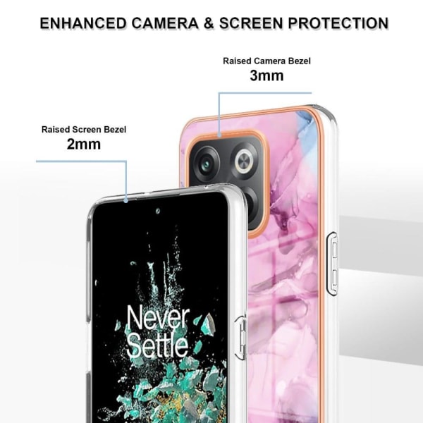 Marble OnePlus Ace Pro / 10t Suojakotelo - Rose Pink