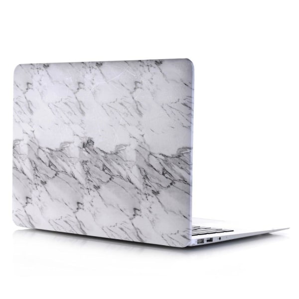 Skydd för MacBook Air 13 Retina (A2179, 2020) / MacBook Air 13 (A1932, 2018-2019) i marmorstil - Vit Vit