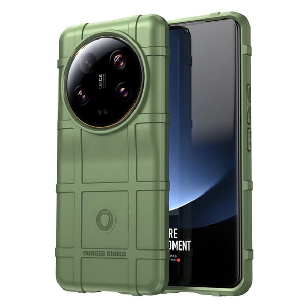 Rugged Shield Etui Xiaomi 13 Ultra - Grønn Green