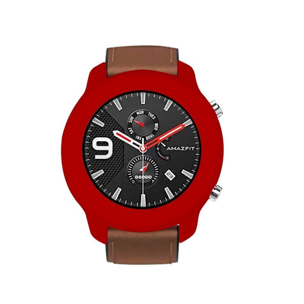 Amazfit GTR 42mm silikonipuskuri - Punainen Red