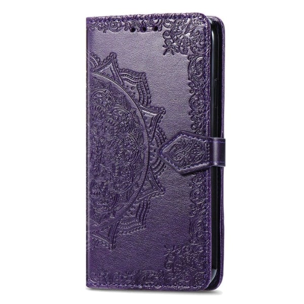 Mandala Google Pixel 7a Flip Fodral - Lila Lila