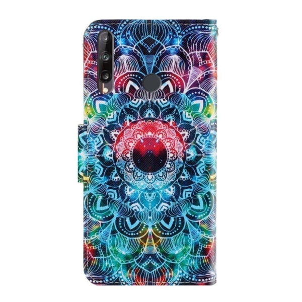 Wonderland Huawei P40 Lite E flip etui - Mandala Blomst Multicolor