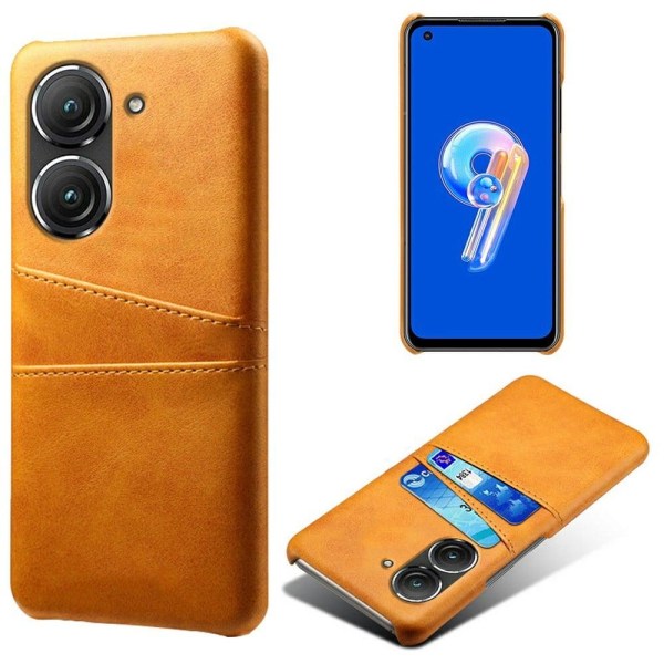 Dual Card Suojakotelo ASUS Zenfone 9 - Oranssi Orange