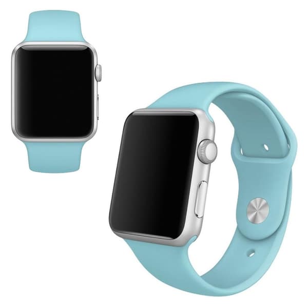 Apple Watch Series 5 40mm single farve silikone Urrem - Lime Grøn Green