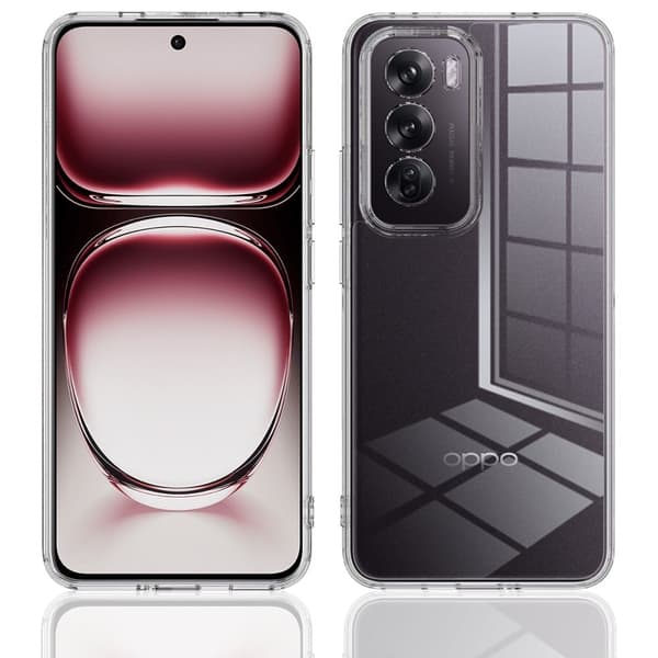 Tunt genomskinligt Oppo Reno12 Pro skal Transparent