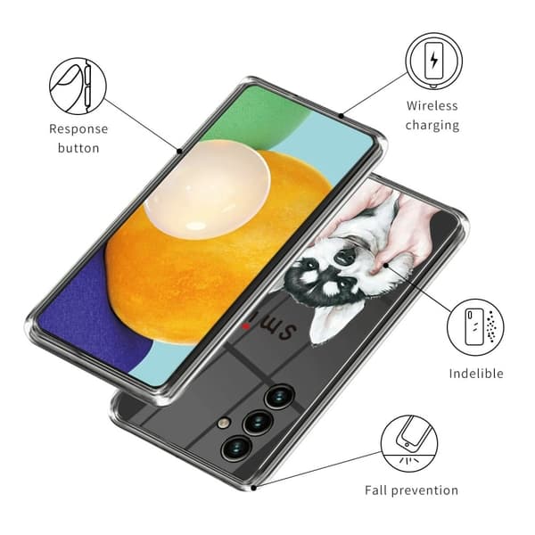 Deco Samsung Galaxy A35 deksel - Smil Husky White