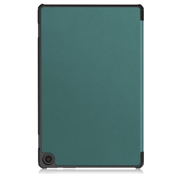 Tri-fold læderstativ til Amazon Fire Max 11 - Sortliggrøn Green