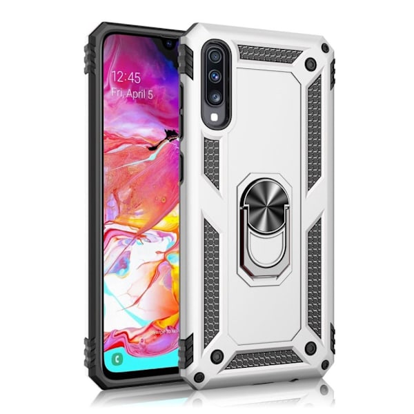 Bofink Combat Samsung Galaxy A70 deksel - Sølv Silver grey