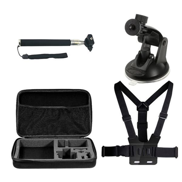 36-i-1 Utomhus Tillbehörs Kit för GoPro Kamera Serier multifärg