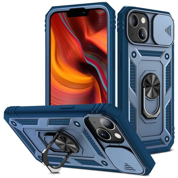 Bofink Combat iPhone 13 deksel - Safir Blue