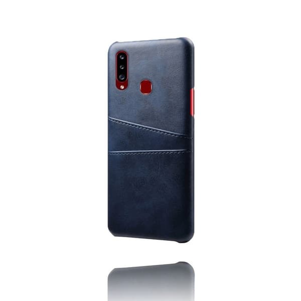 Dual Card etui - Samsung Galaxy A20s - Dark Blue Blue