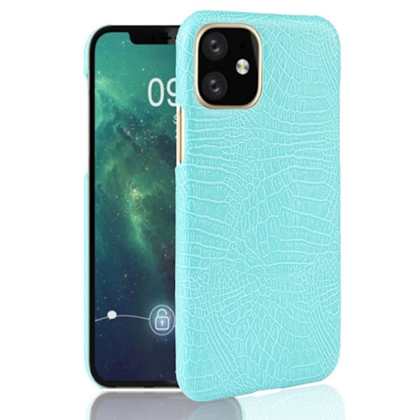 Croco iPhone 11 Pro Max deksel - Cyan Green