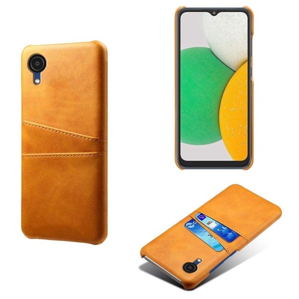 Samsung Galaxy A23e skal med korthållare - Orange Orange