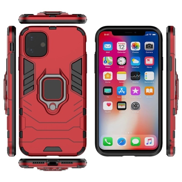 Ring Guard iPhone 11 kuoret - Punainen Red