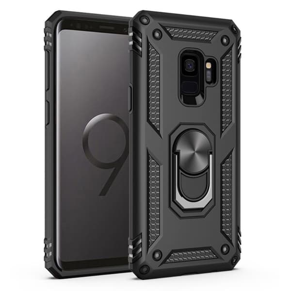Bofink Combat Samsung Galaxy S9 cover - Sort Black