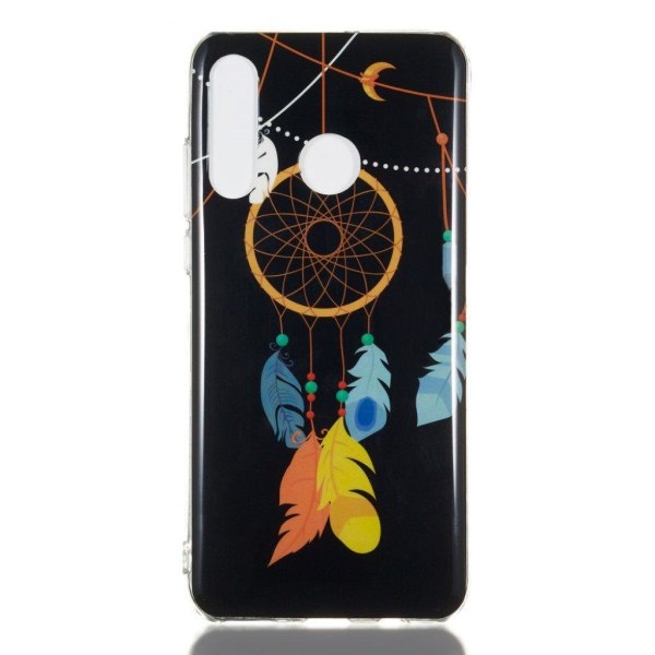 Huawei P30 Lite noctilucent case - Feather Dream Catcher Multicolor