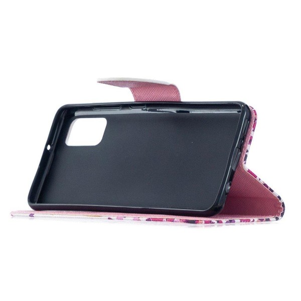 Wonderland Samsung Galaxy A72 5G flip case - Hearts Pink
