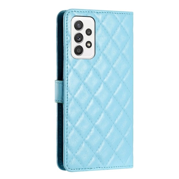 Funksjonelt rombe lommebokdeksel for Samsung Galaxy A33 5G - Blå Blue