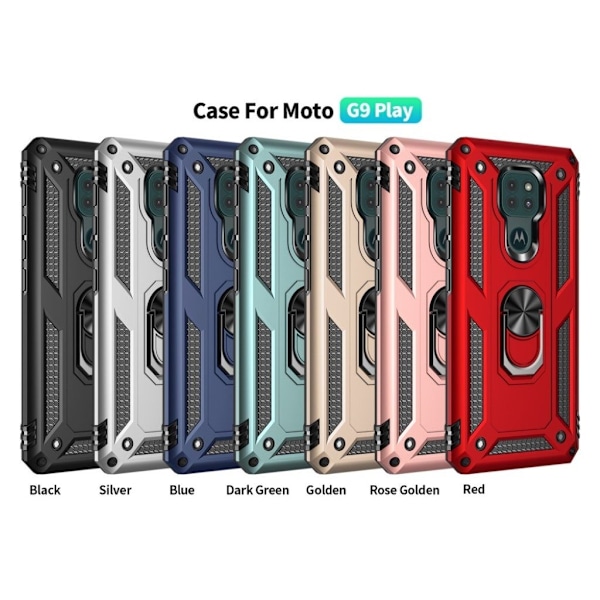 Bofink Combat Motorola Moto G9 Play etui - rød Red