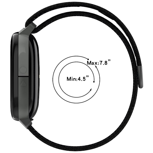 Fitbit Ace LTE barnklocka klockarmband rund svans flätat nylonarmband - Regnbåge multifärg
