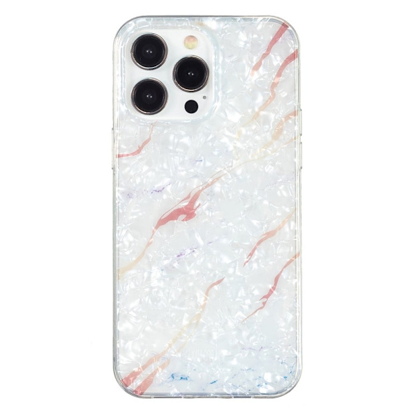 Marble iPhone 12 Pro Max Etui - Hvit Klinkekule White