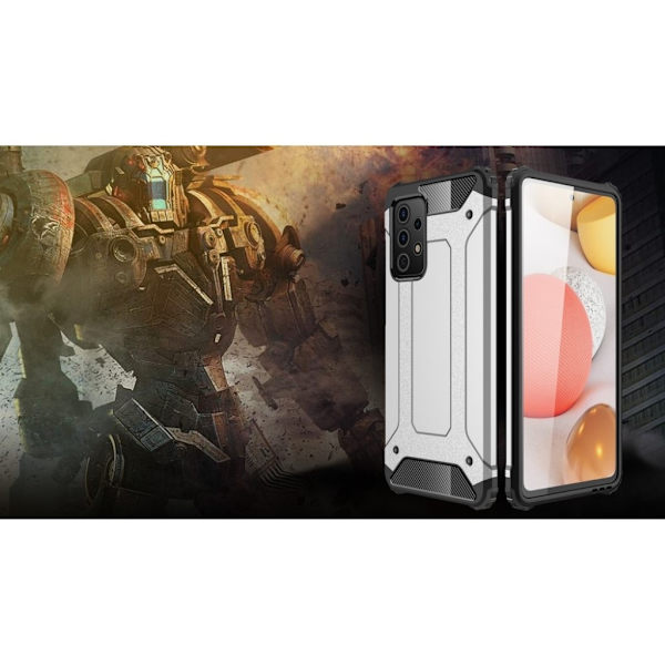 Suoja Samsung Galaxy A72 5G kotelot - Hopea Silver grey