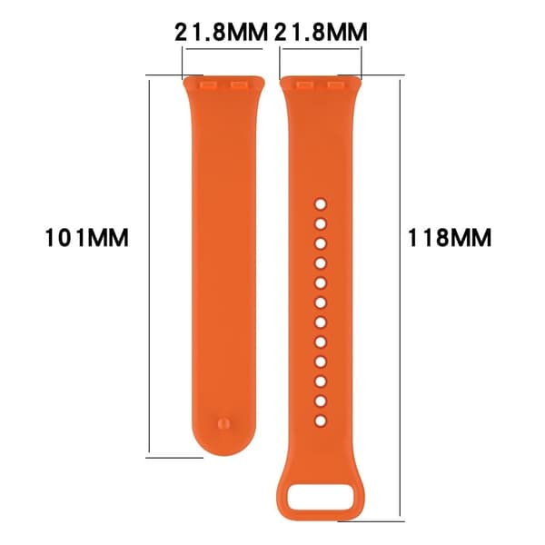 Honor Band 9 silikonarmband för klocka - Orange Orange