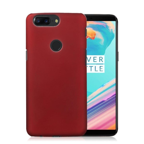 OnePlus 5T cover i plastik - Rød Red