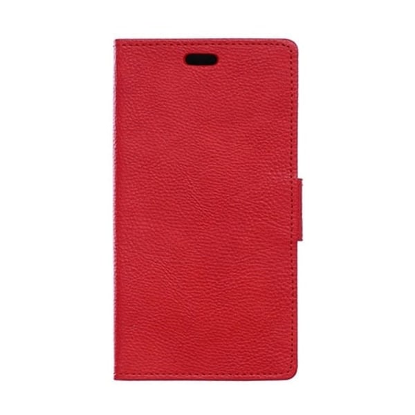 Mankell læderetui til Samsung Galaxy J1 (2016) - Rød Red