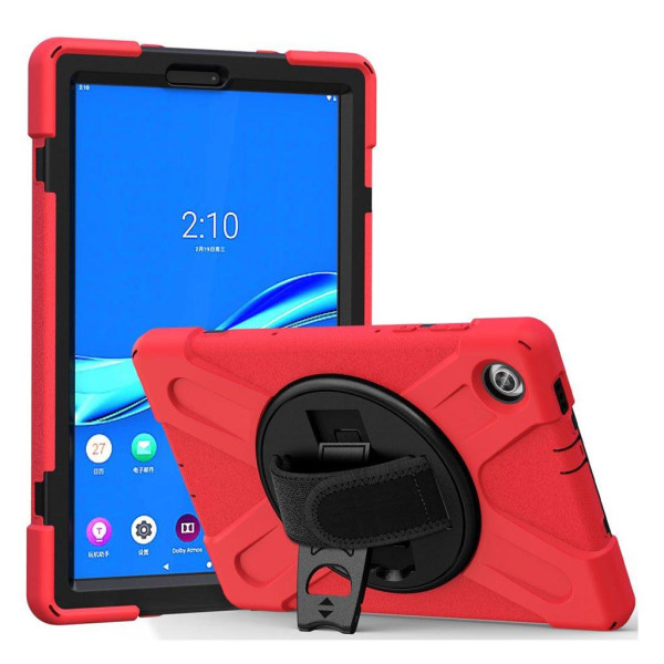 Lenovo Tab M10 FHD Plus 360 drejeligt silikoneetui - Rød Red