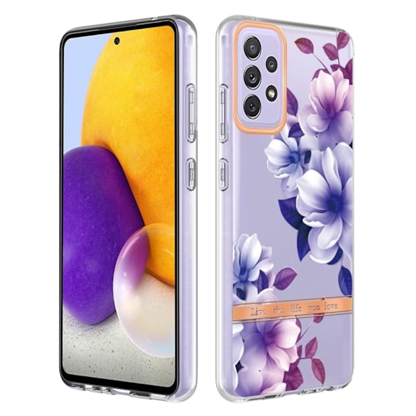 Supertyndt og slidstærkt softcover til Samsung Galaxy A72 5G - Lilla Begonia Purple