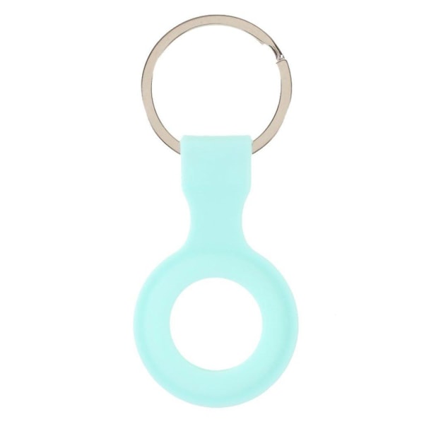 AirTags pendant shape silicone cover - Baby Blue Blue
