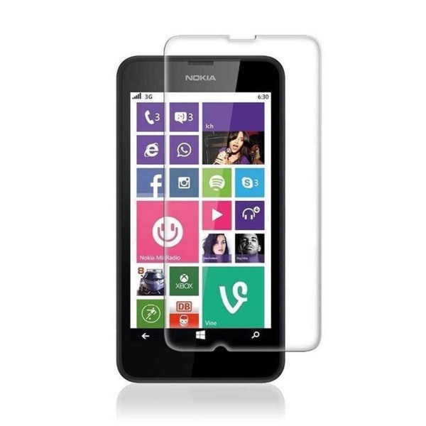 Nokia Lumia 635 Screen Cover in Hardened Glass Transparent