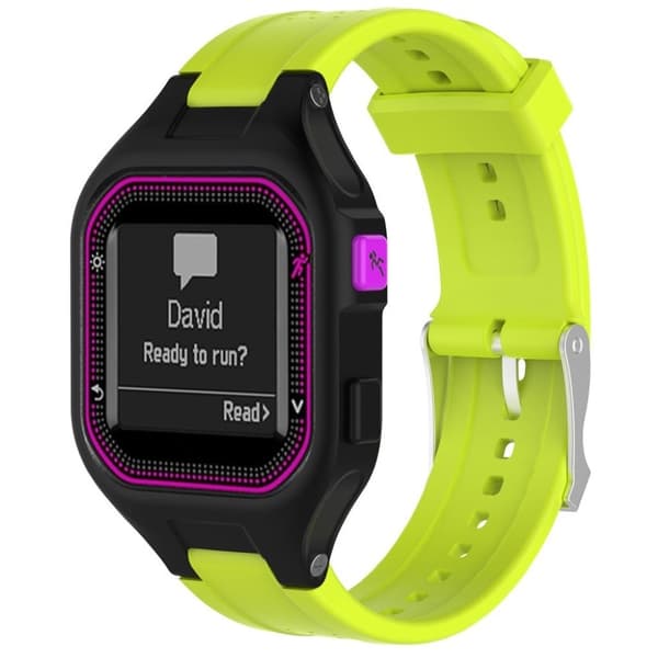 Garmin Forerunner 25 klokkereim for damer av silikon - grønn Green