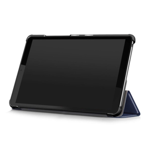 Lenovo Tab M8 tri-fold læder flip case - Mørkeblå Blue