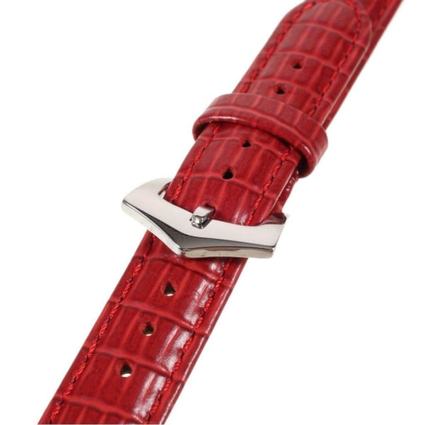 Apple Watch 44mm unique genuine leather watch strap - Red Red