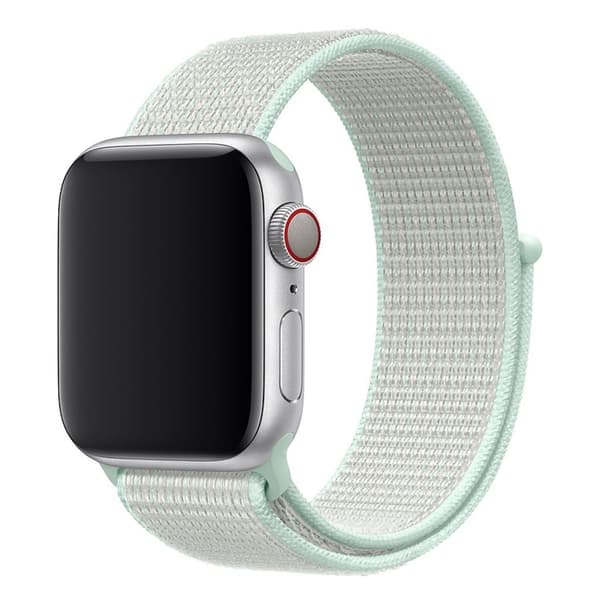 Apple Watch Series 4 40mm nylonkellonauha - Valkoinen White