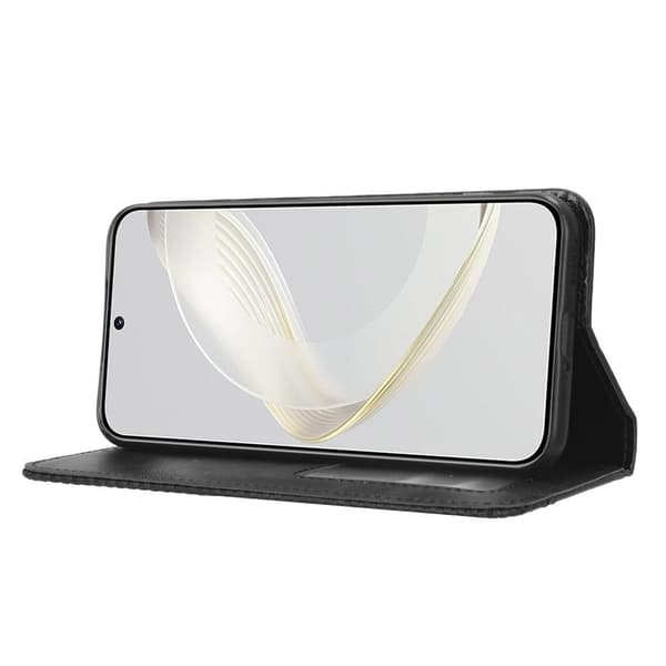 Bofink Vintage Huawei Nova 11 Læretui - Svart Black