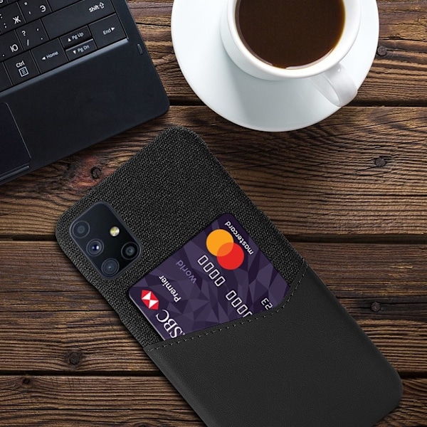 Bofink Samsung Galaxy M51 Card Cover - Sort Black