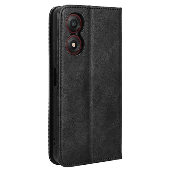 Bofink Vintage ZTE Blade A34 nahkakotelo - Musta Black