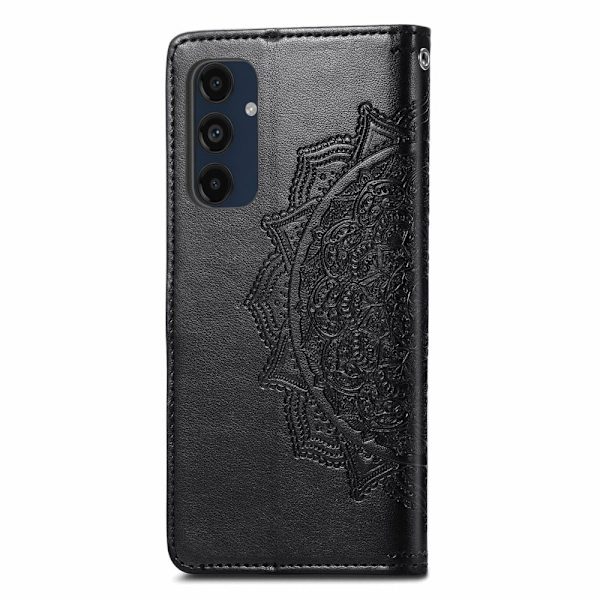 Mandala Samsung Galaxy A16 læderetui - Sort Black