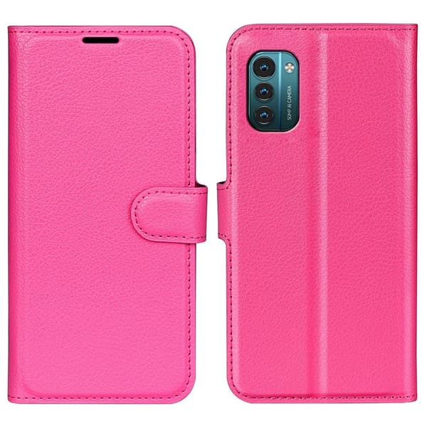 Classic Nokia G11 / Nokia G21 flip etui - Rose Pink