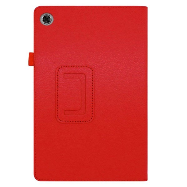Lenovo Tab M10 FHD Plus Litchi Læder Etui - Rød Red