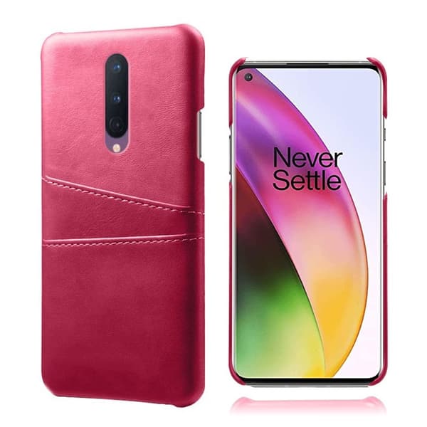 Dual Card kuoret - OnePlus 8 - Ruusu Pink