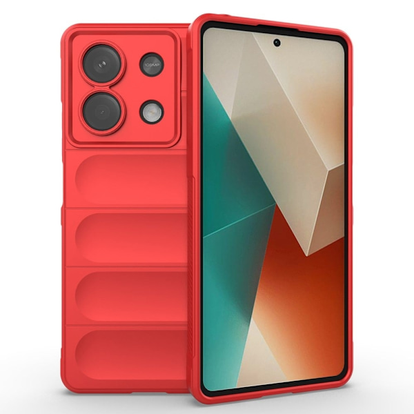 Blødt grebsformet Xiaomi Redmi Note 13 cover - Rød Red